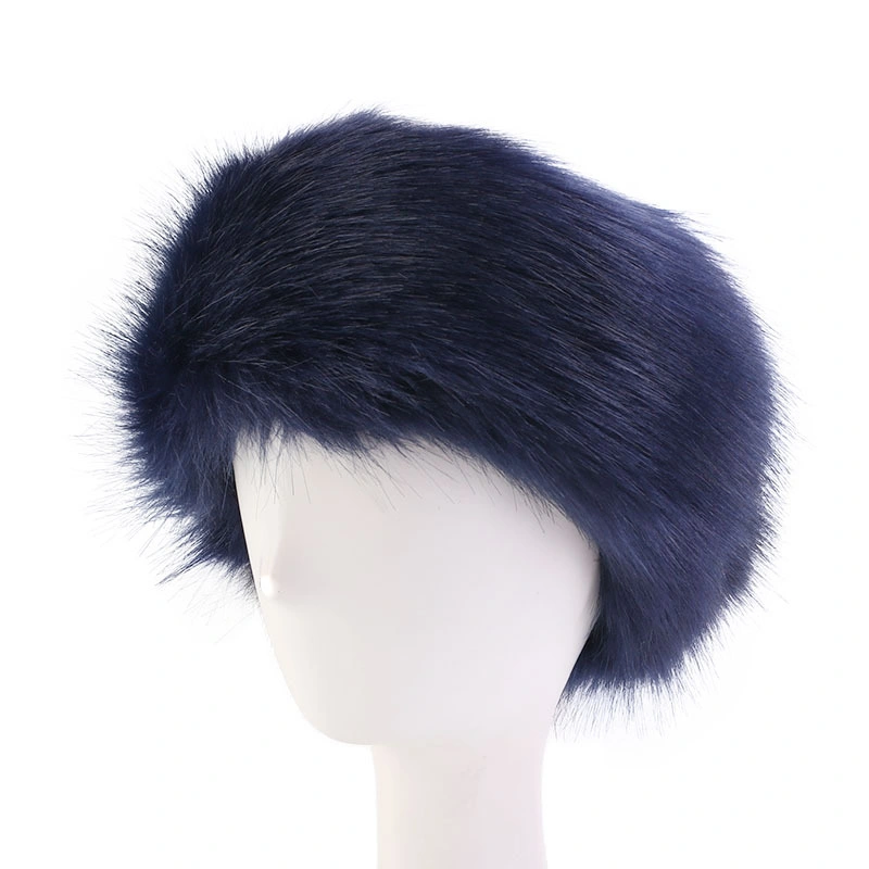 Faux Fur Thermal Headband Faux Fox Hairband Hat