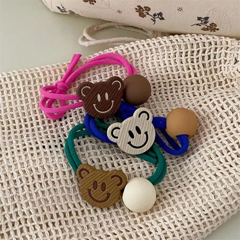 Korean New Style Baby Hair Bands Frog Rabbit Bear Hair Rubber Band