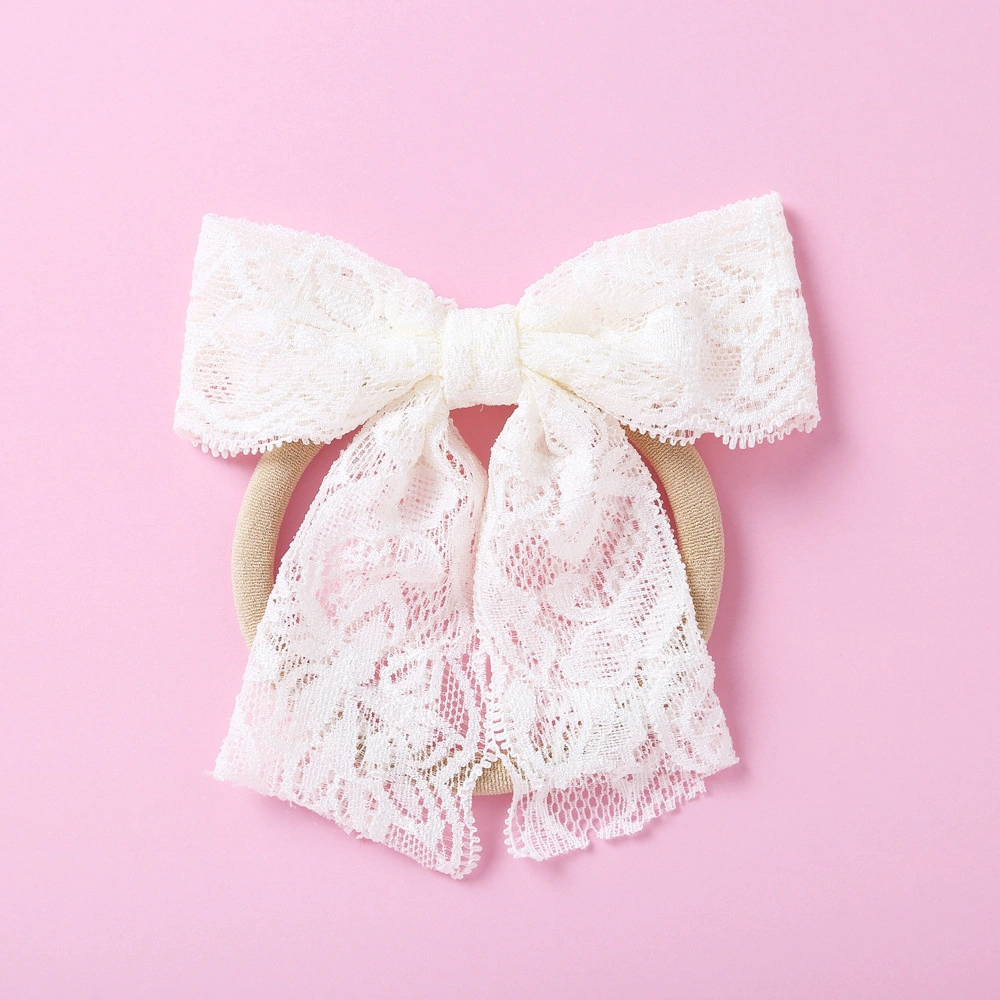 Hot Lace Bow Baby Headband Dovetail Fashion Headband for Girls