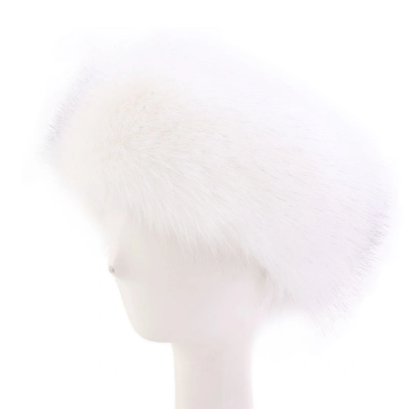 Faux Fur Thermal Headband Faux Fox Hairband Hat