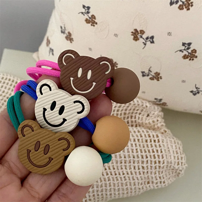 Korean New Style Baby Hair Bands Frog Rabbit Bear Hair Rubber Band