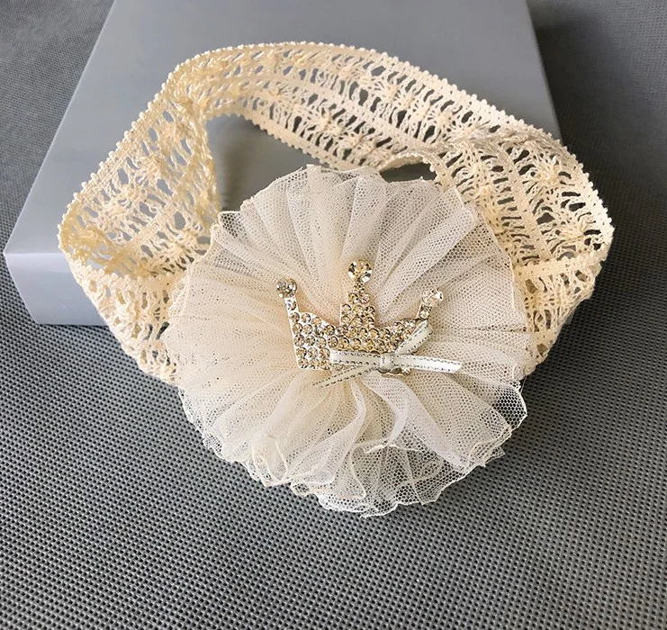 Baby Headband Cute Beautiful Wedding Flower Girl Headband