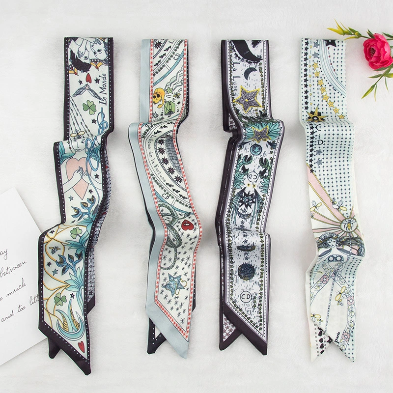 Tarot Bandage Scarves Women with Ribbons and Headbands