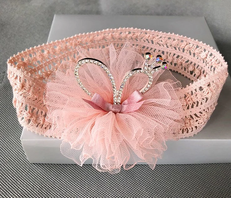 Baby Headband Cute Beautiful Wedding Flower Girl Headband