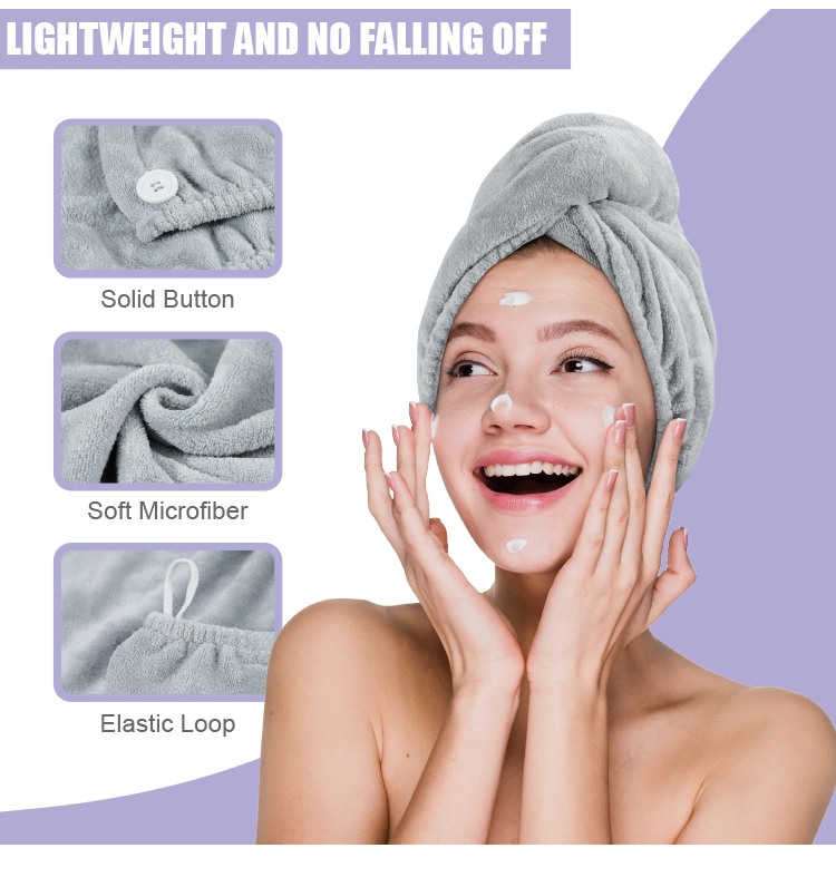 SPA Bathing Microfiber Hair Drying Towel Wrap