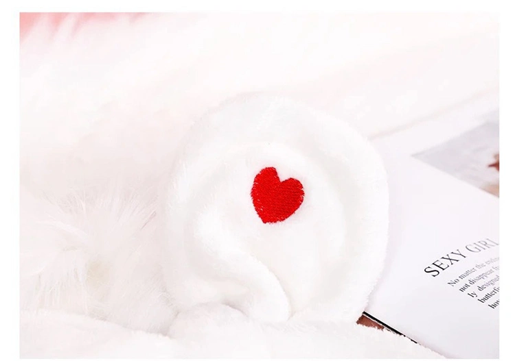 Cute Plush Hair Band for Women&prime;s Face Washing Headband Simple and Bright Colored Fur Beauty Headband