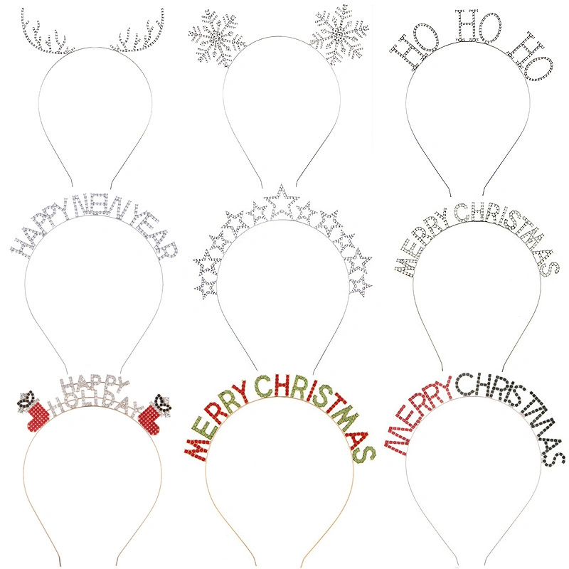 Special English Letter Accessories Hair Hoop for Christmas Party Gifts