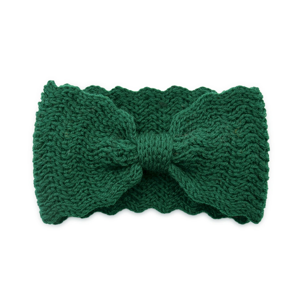 Cross-Border Wide Edge Knitted Wool Elastic Warm Cross Fashion Versatile Headband