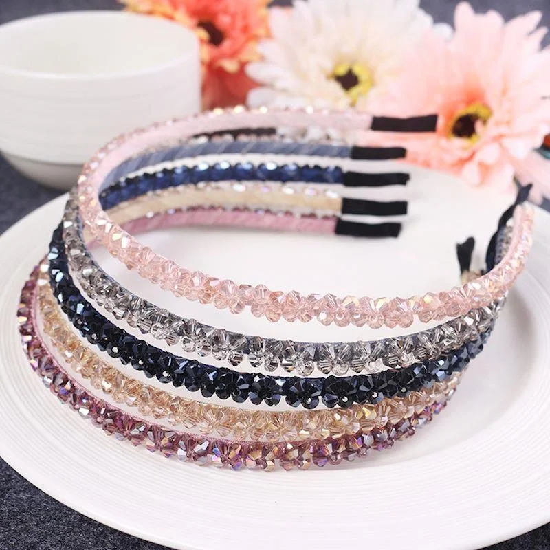 Crystal Headband Sweetly Washes Face Hair Clip Simple Headband