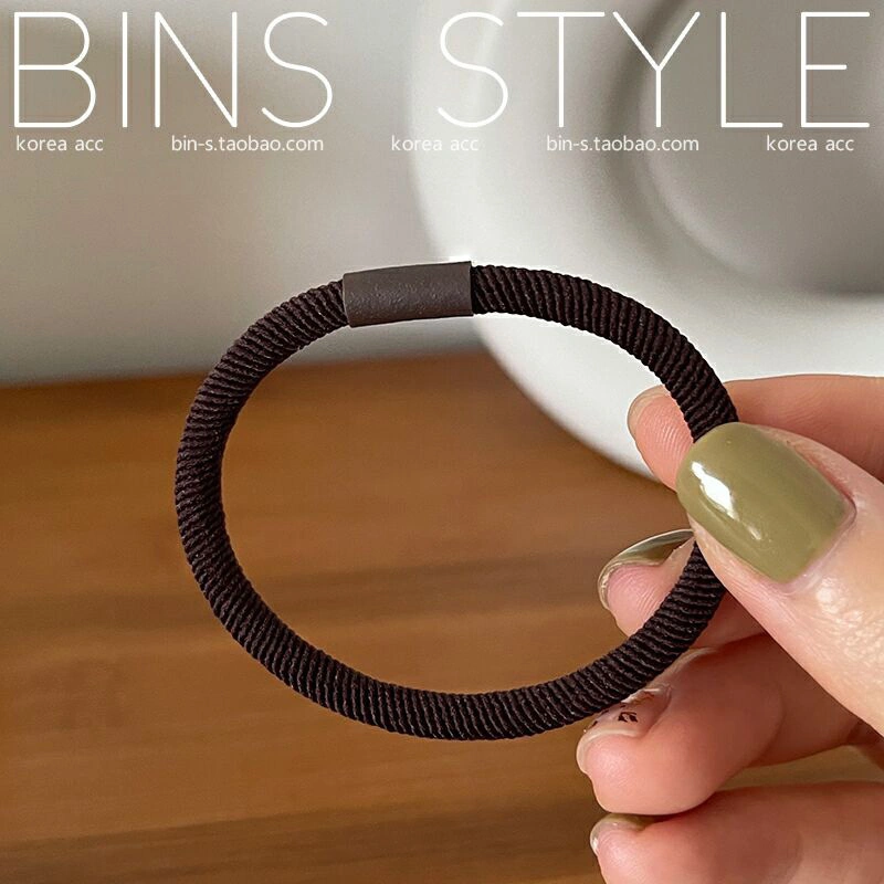 High Quality Rubber Band Twill Hair Tie for Lady