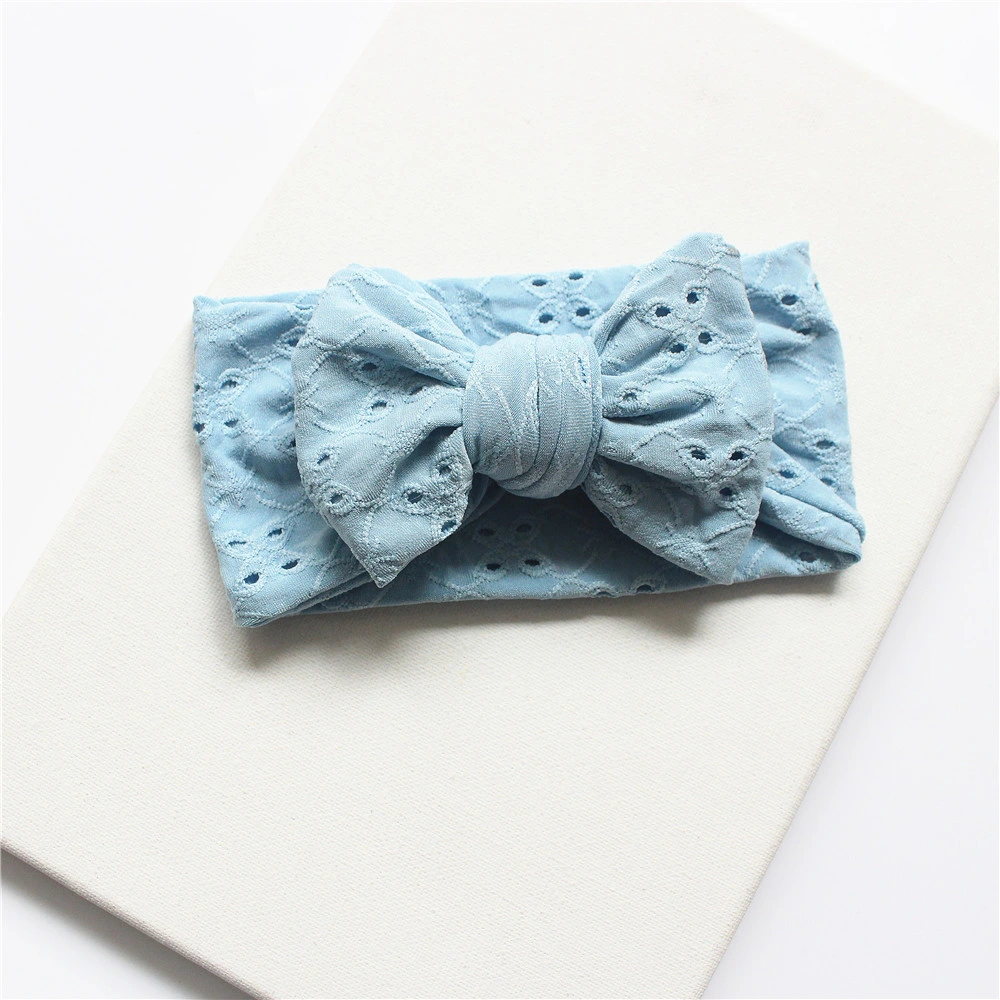 Wholesale Small Fresh Floral Baby Hat European Donuts Headbands for Baby