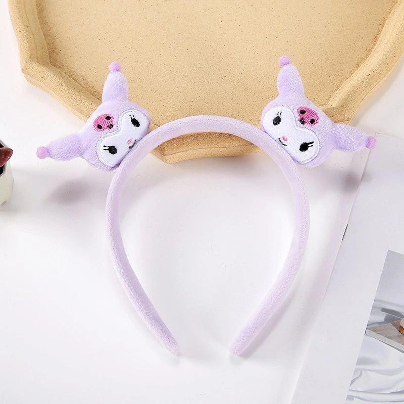 Female Cute Cartoon Fairy Plush Star Delu Love Heart Purple Flower Ling Nabel Headband