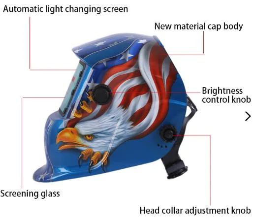 Auto-Darkening Flip Flap Welding Helmet (WHF02)