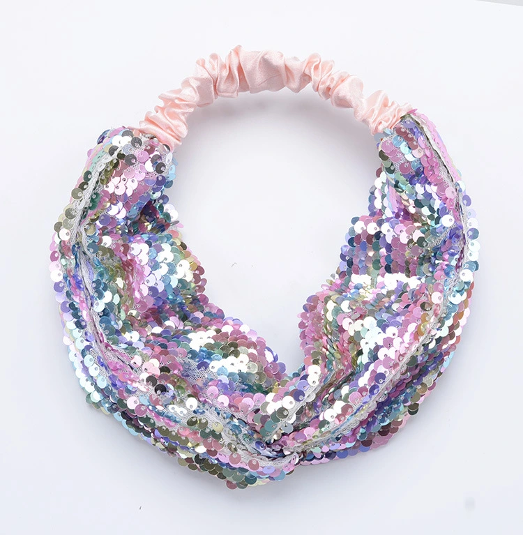 2019 New Enchanting Sequin Headband with Particular Design