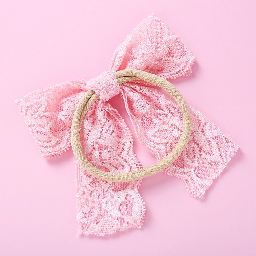 Hot Lace Bow Baby Headband Dovetail Fashion Headband for Girls