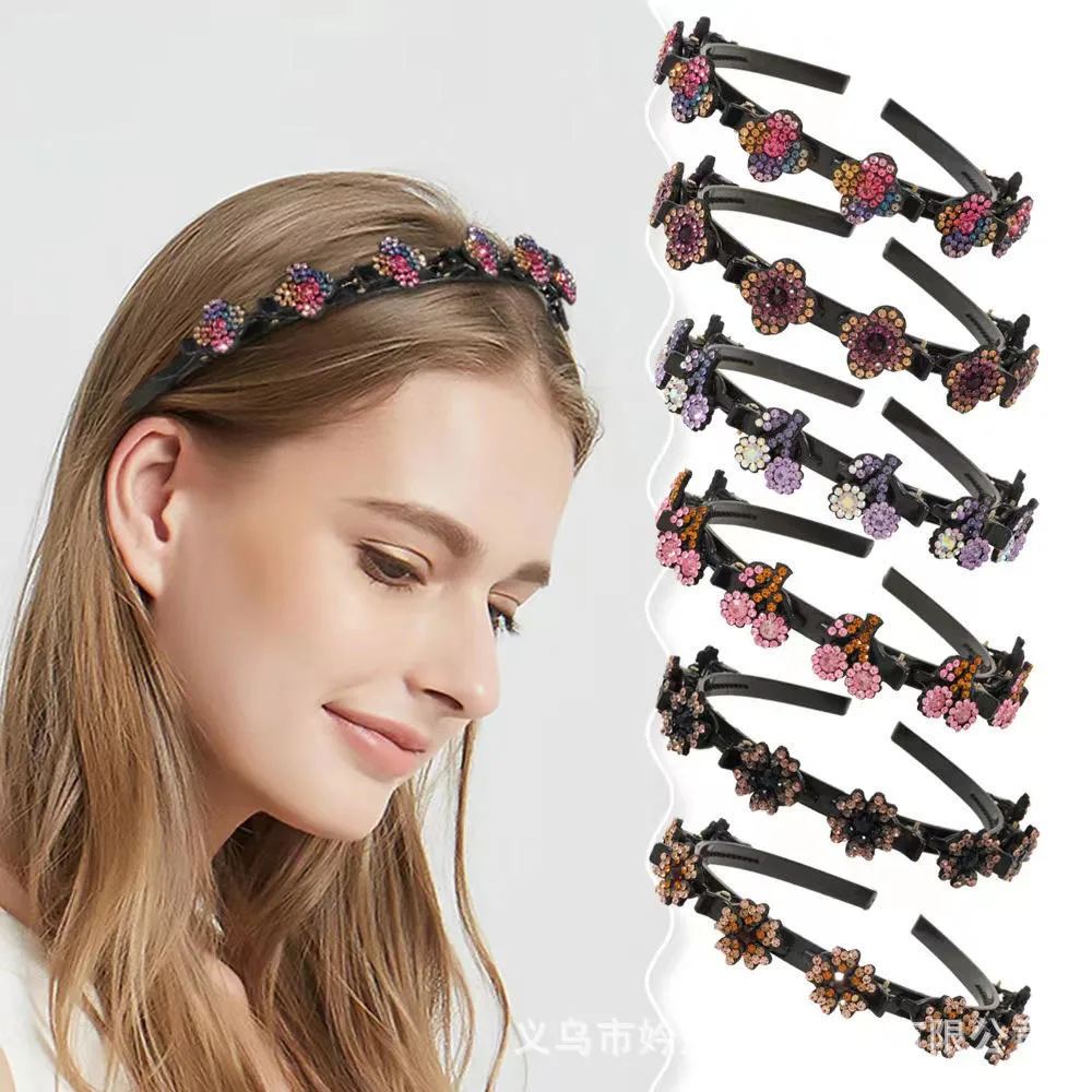 Flowers Broken Hair Side Clip Bangs Headband