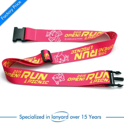 China Full Color Heat Transfer Printed <a href='/lanyard/'>Lanyard</a> Neck Strap with Customized Logo at Low Price