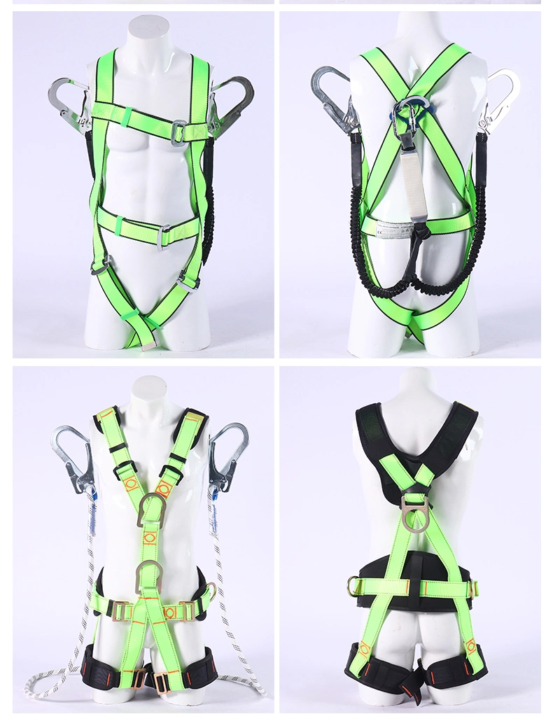 Pure-Sea-Blue Strap with Different Lanyard Safety Harness