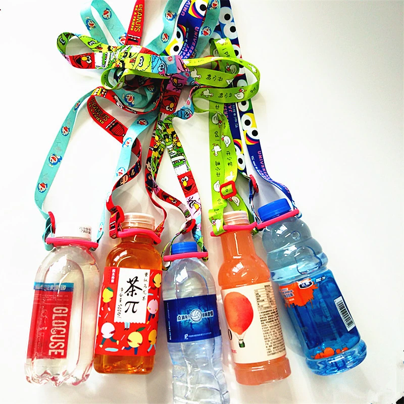 Factory Custom Water Bottle Holder Neck Lanyard Strap