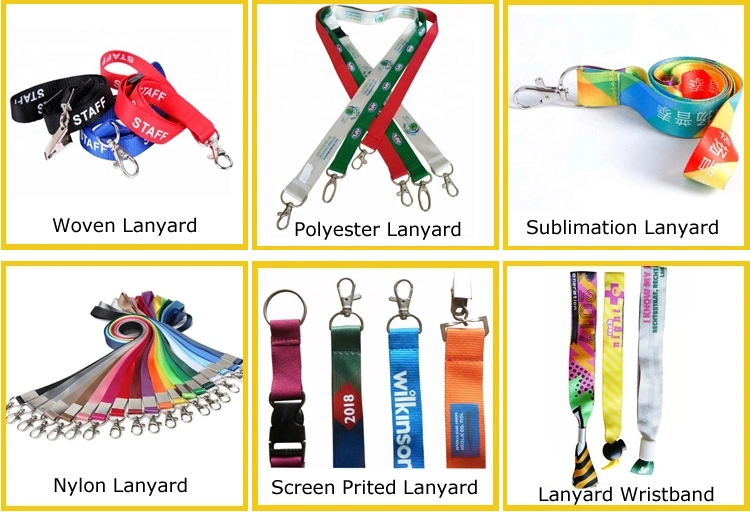 High Quality Cheap Printed Promotional Gift Custom Sublimation Printed Neck Lanyard Strap with Logo Custom Printing Landyard