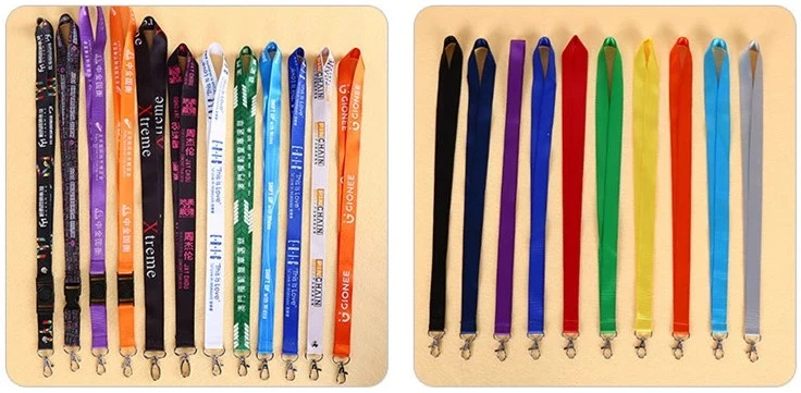 Cheap Customized Polyester Lanyard Strap with Polyester Lanyard Custom