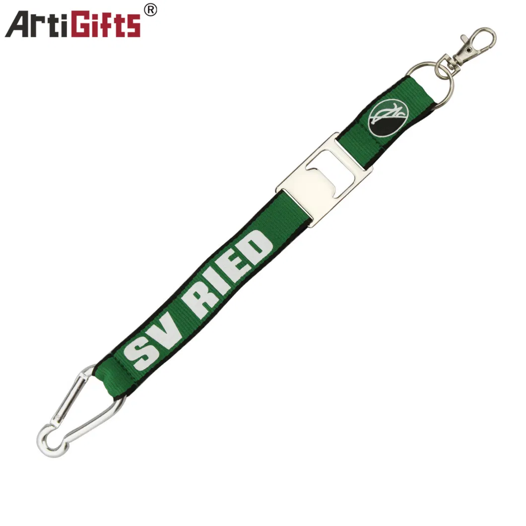 Fashion Design Cheap Price Bottle Opener Lanyard Strap