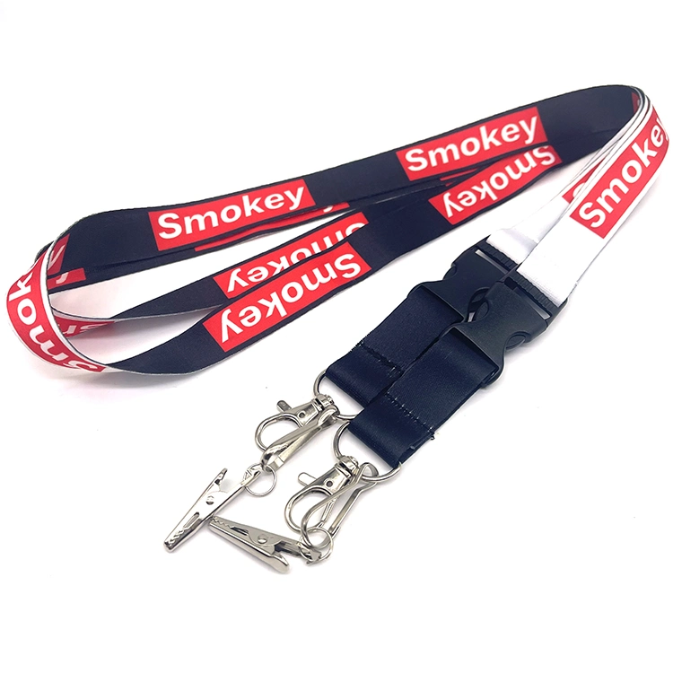 Polyester Neck Lanyard Strap for Promotion Gift with Custom Logo