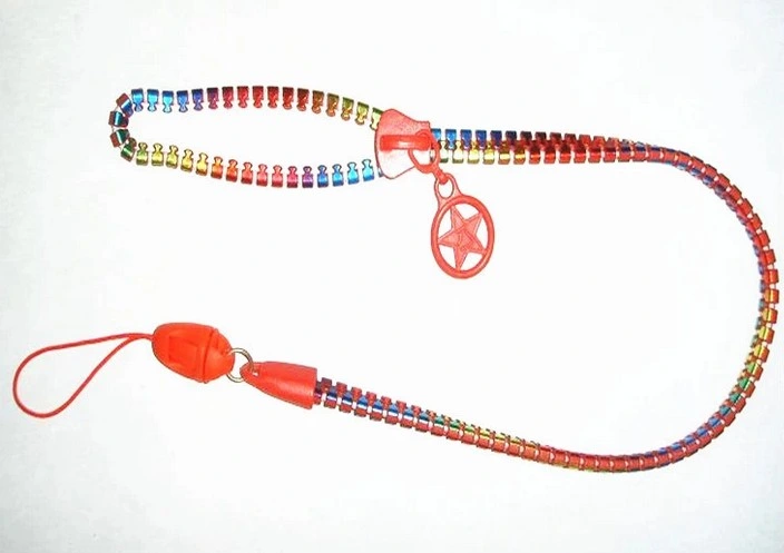 Custom Printed Zipper Lanyard Accessories Neck Strap