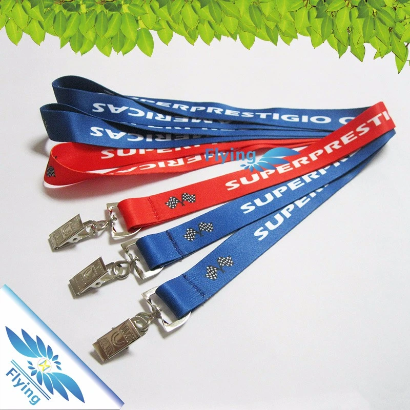 Neck Strap for ID Pass Card Cheap Lanyard with Metal Hooks