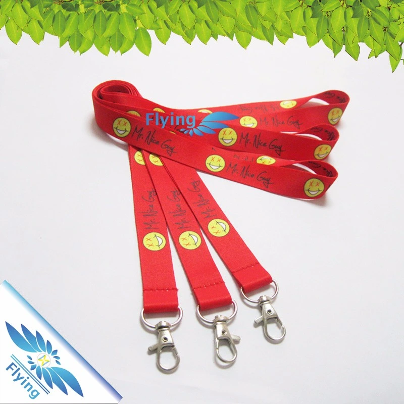 Neck Strap for ID Pass Card Cheap Lanyard with Metal Hooks