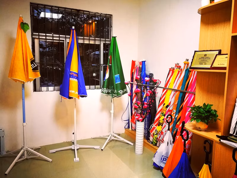 New Arrival Fashion Advertising Colour Matching Straight Rain Golf Umbrella for Promotional Gift (GOL-0027FA(C))