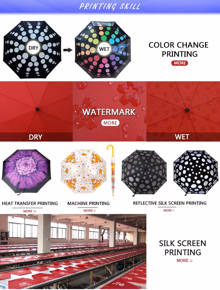 New Arrival Fashion Advertising Colour Matching Straight Rain Golf Umbrella for Promotional Gift (GOL-0027FA(C))