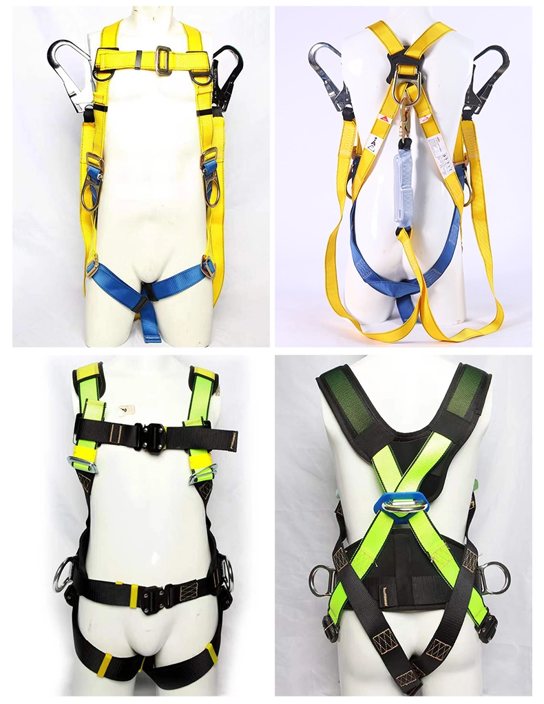 Pure-Sea-Blue Strap with Different Lanyard Safety Harness