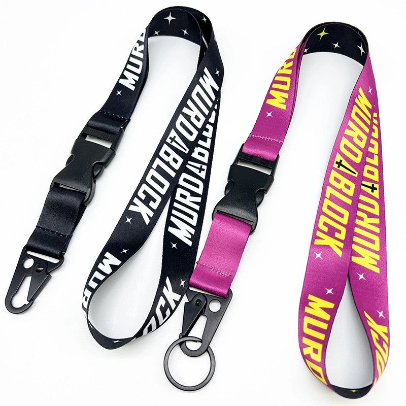 Polyester Neck Lanyard Strap for Promotion Gift with Custom Logo