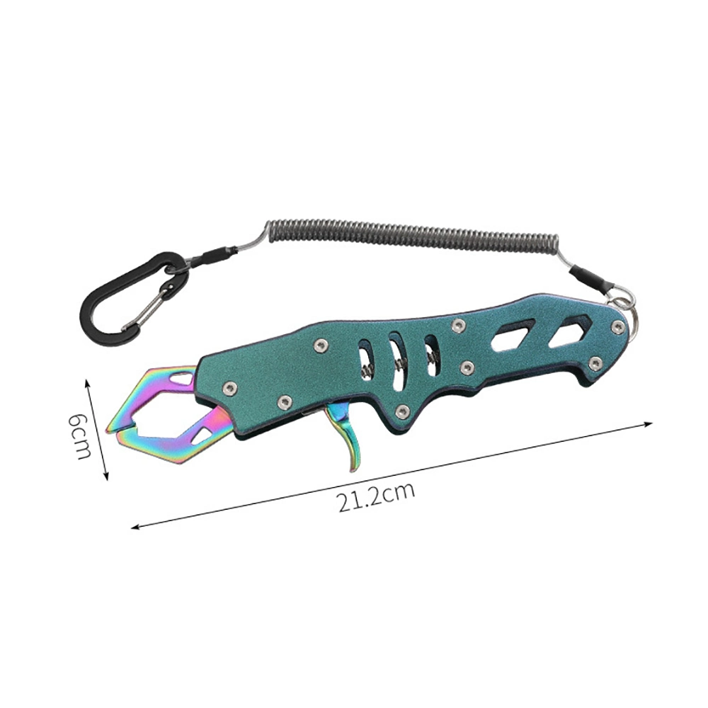 Portable Fish Lip Grabber Stainless Steel Fishing Pliers Grip Tools Holder Wyz21639