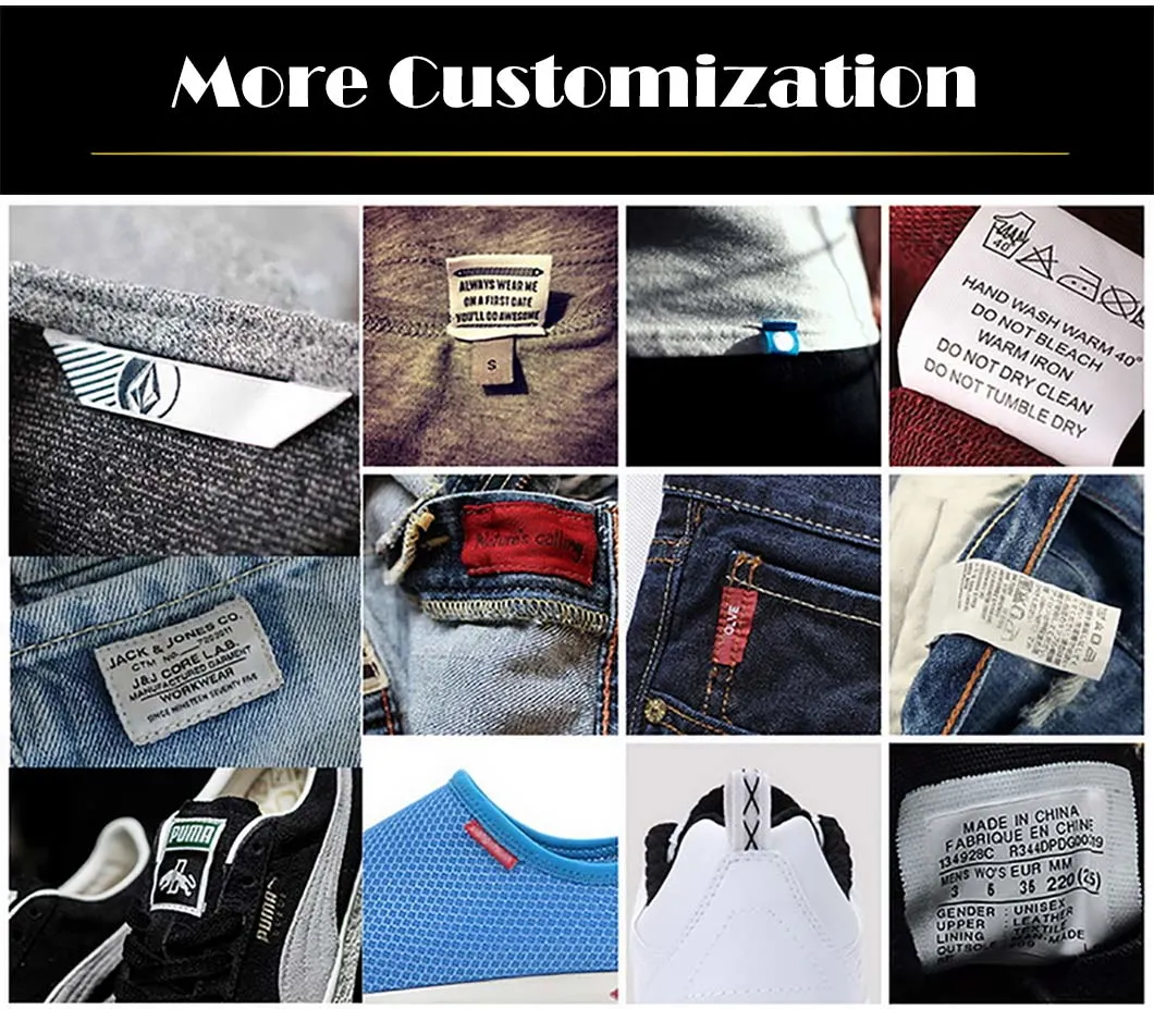 High Quality Fashion Customized PU Leather Printed Garment Clothes Labels with 3D Logo