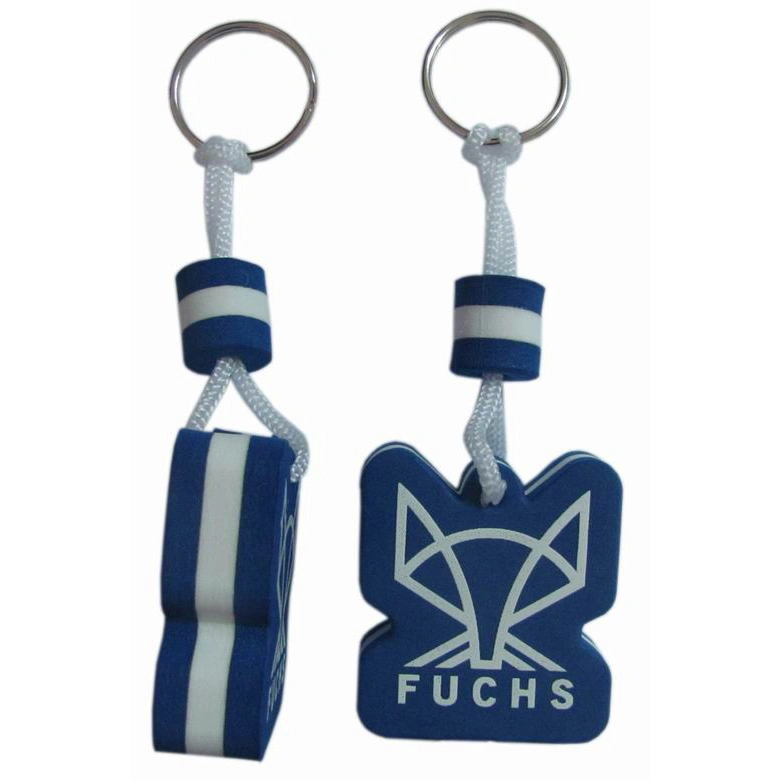 Promotion Custom Printing Your Logo Floating EVA Foam Fish Shape Keychain, Floating Key Ring Custom Shape and Design