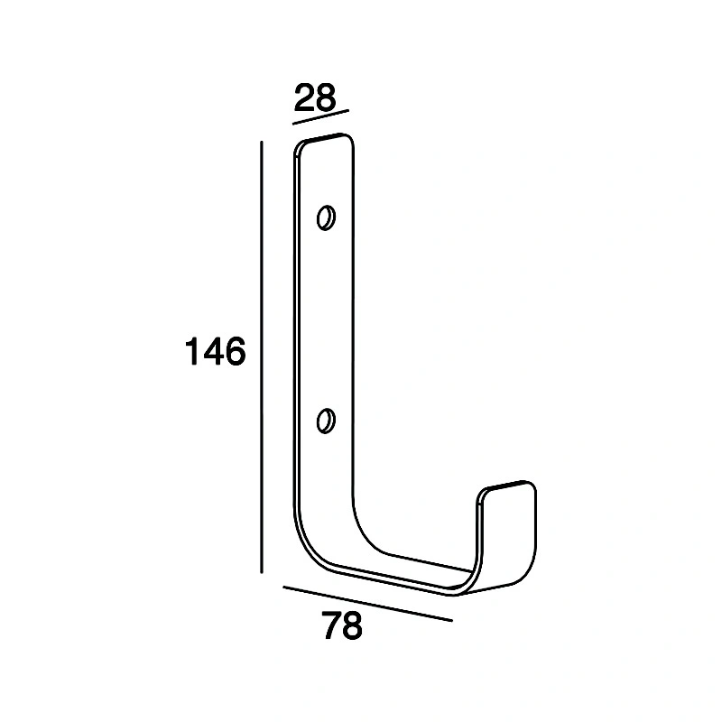 Cord/Wire/Cable Hanger, Metal Hook for Cable Management