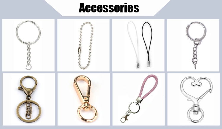 China Factory Price High Quality Soft Enamel Metal Keyring/Keychain for Promotional Gift