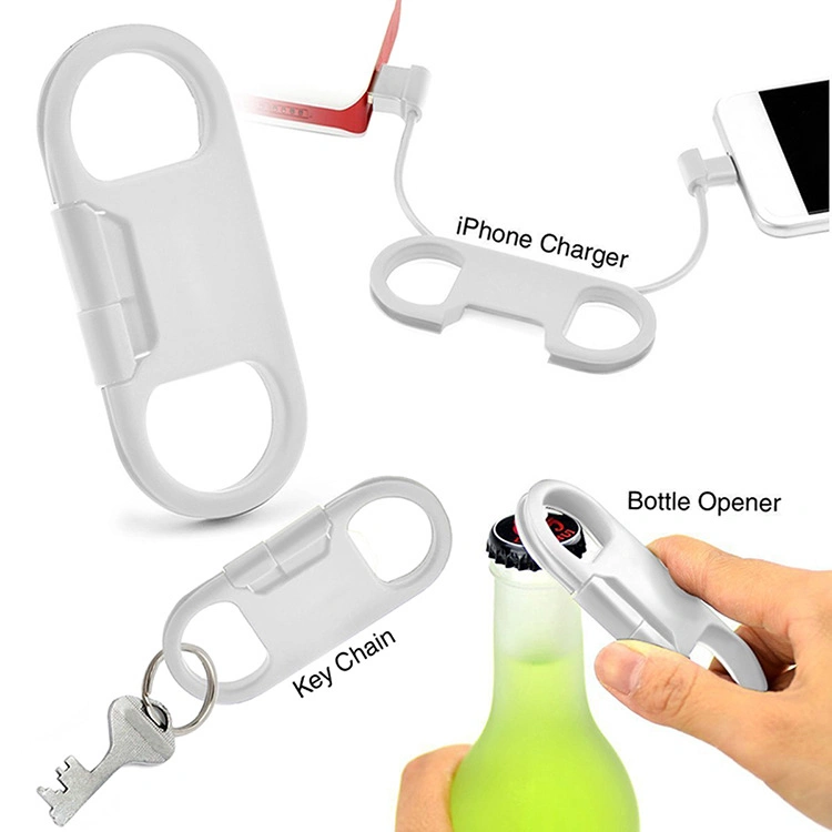 Keychain Bottle Opener USB Data Charging Cable