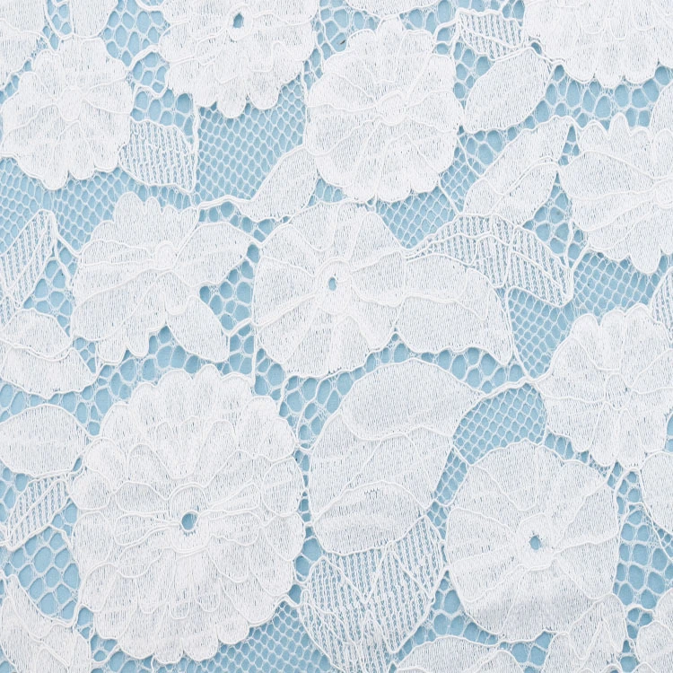 Spring and Summer Clothing Dress Fabric Preferred Brocade Cotton Strand Flower Lace Wholesale