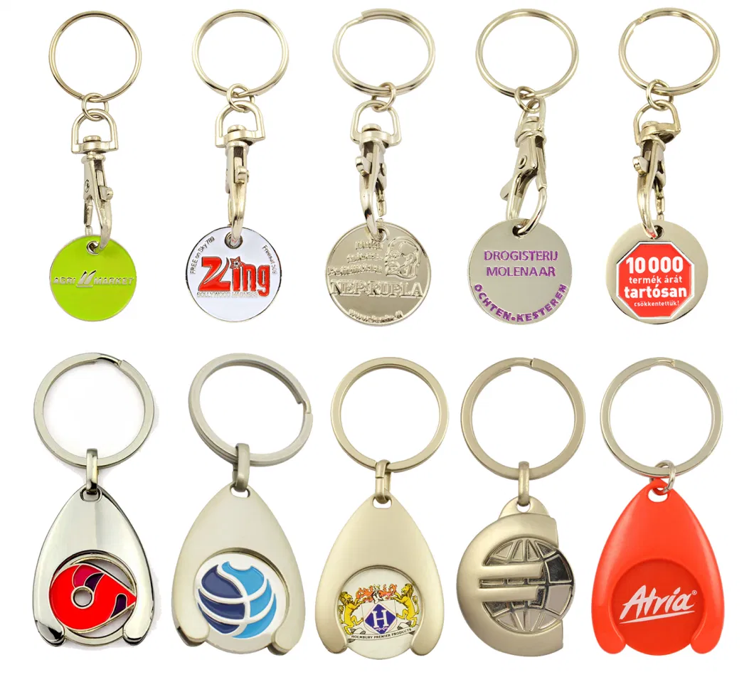 Promotion Color Felt Metal Keychain