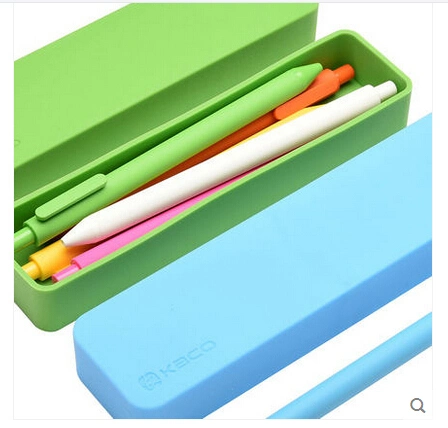 Unbreakable Soft Waterproof Washable Office and School Silicone Pencil Bags