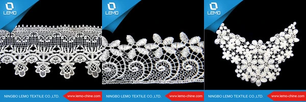 Wholesale Rayon 90% Nylon 10% Spandex Tricot Lace Trim