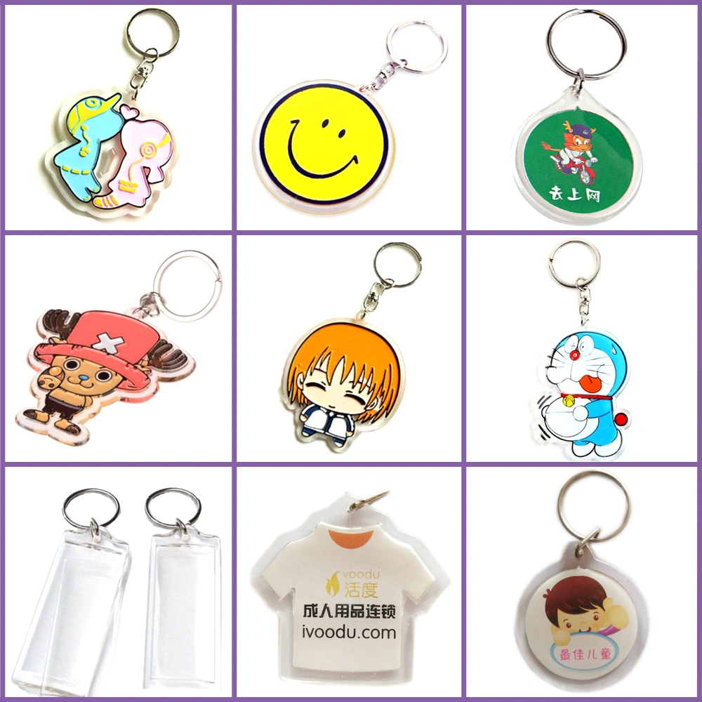 Customized Metal Keychain for Luggage Decoration and Halloween Gift Anime Keychain