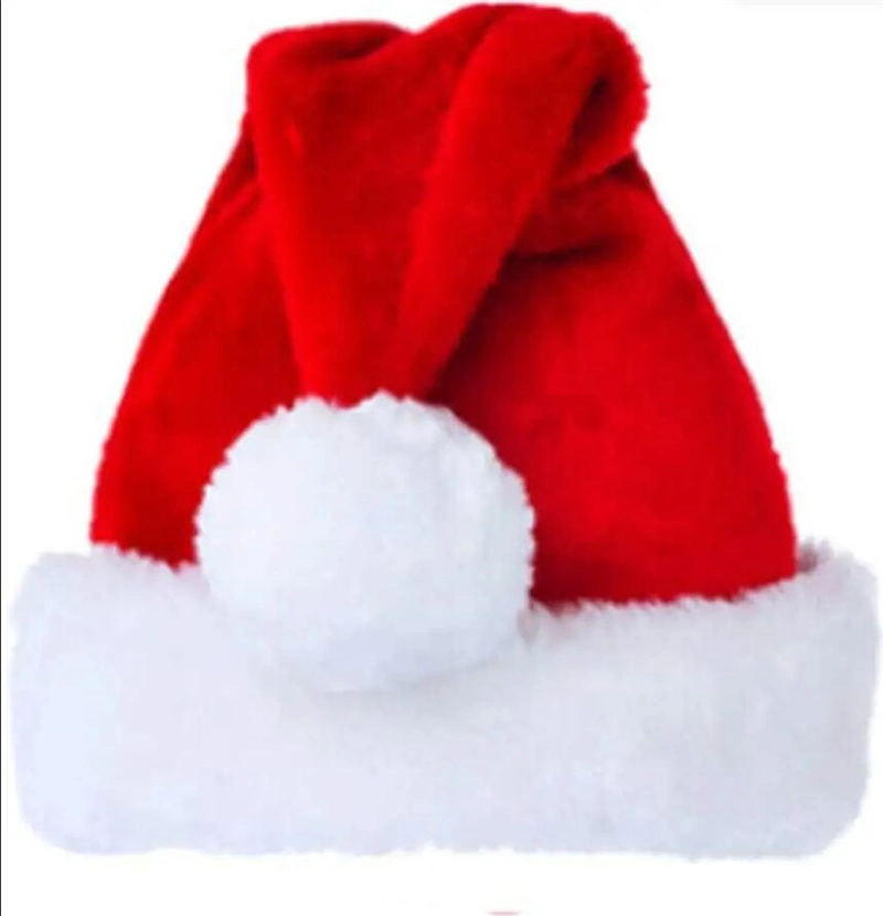 Plush Kids Adult Promotional Red and White Custom Giant Santa Hat