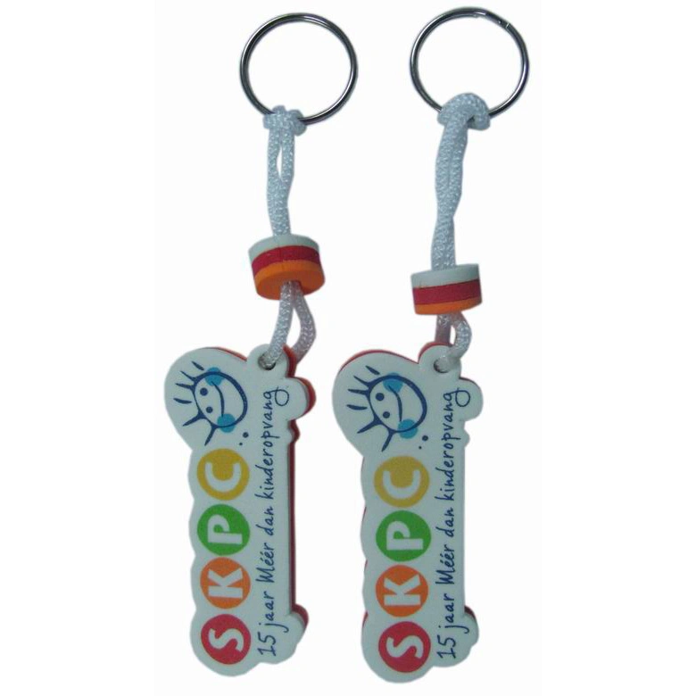 Promotion Custom Printing Your Logo Floating EVA Foam Fish Shape Keychain, Floating Key Ring Custom Shape and Design