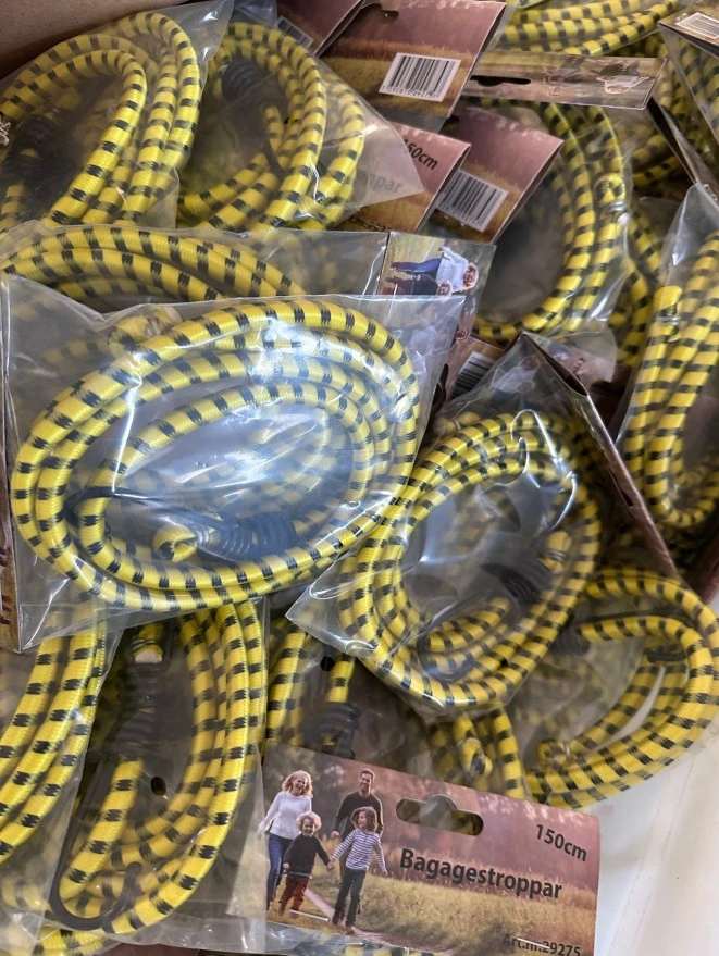 14mm Elastic Bungee Cord with Plastic or Metal Hook