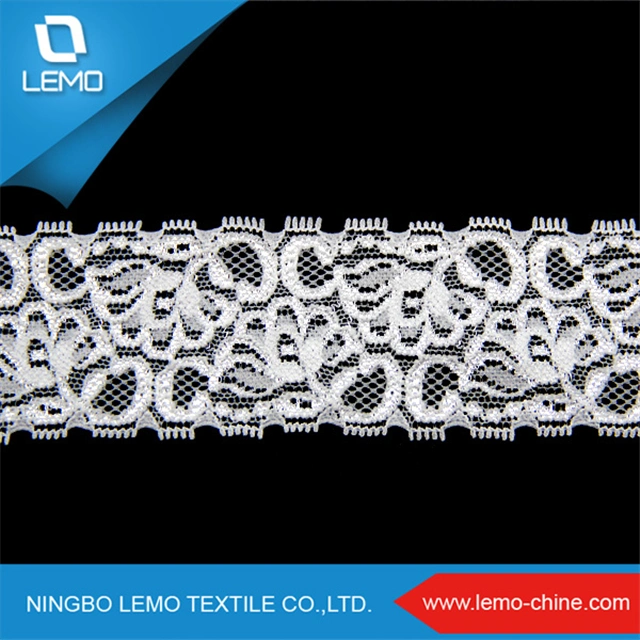 Wholesale Rayon 90% Nylon 10% Spandex Tricot Lace Trim