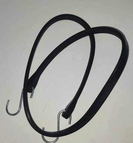 EPDM Rubber Strap S-Hooks Rubber Bungee Cord